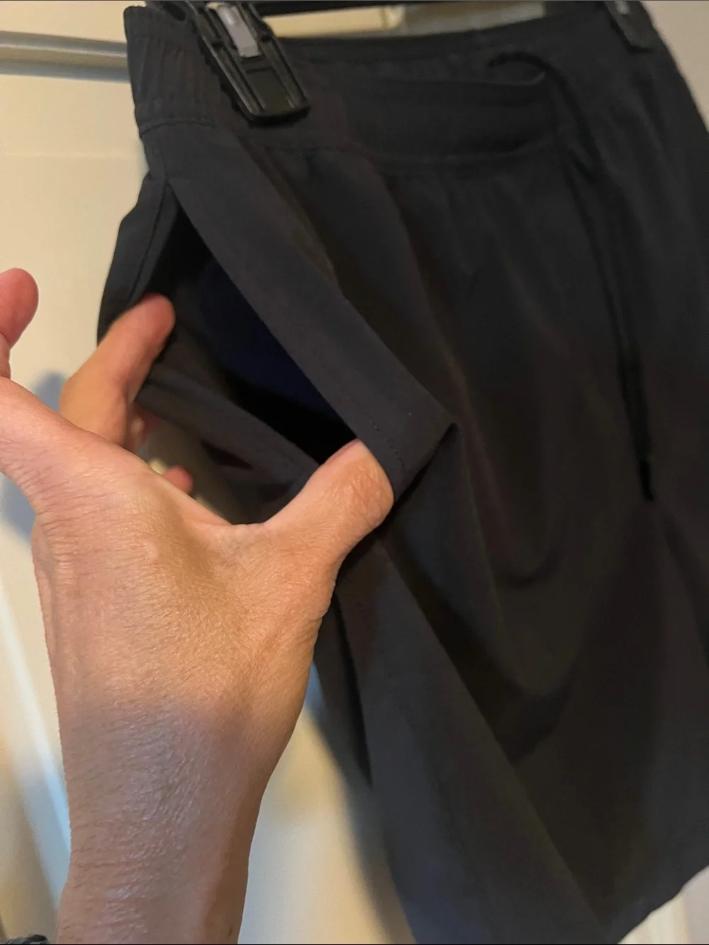 CHUBBIES Black Casual Drawstring Shorts